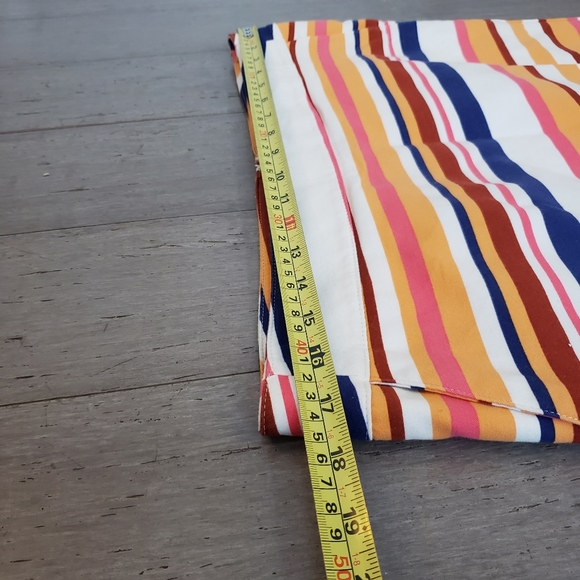 Merona Orange and Blue Striped Skirt Size 12 - Picture 11 of 12